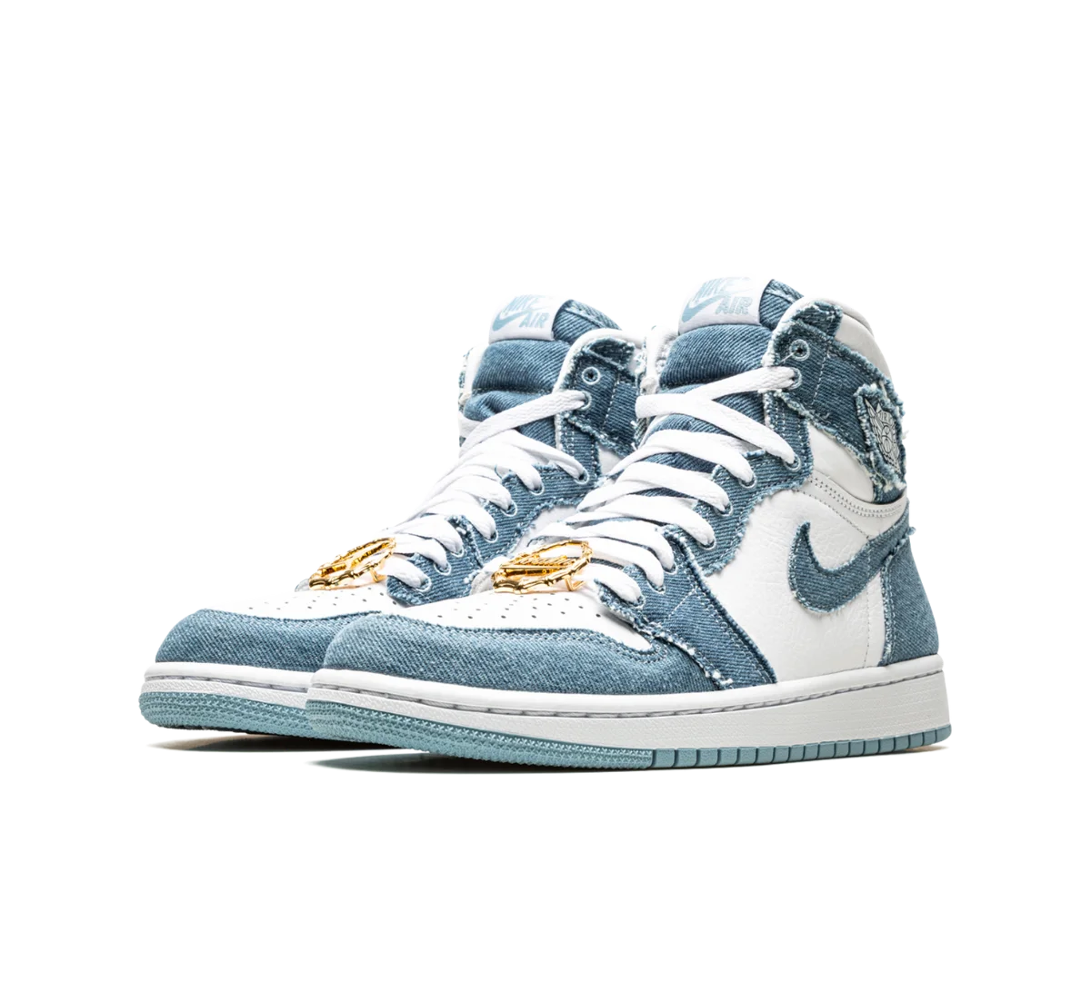 Tênis Nike Air Jordan 1 High 'Denim' Azul