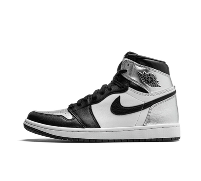 Tênis Nike Air Jordan 1 High 'Silver Toe' Prata