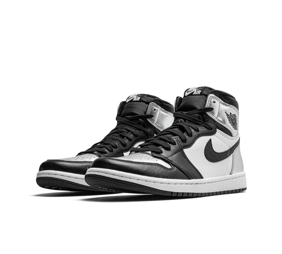 Tênis Nike Air Jordan 1 High 'Silver Toe' Prata