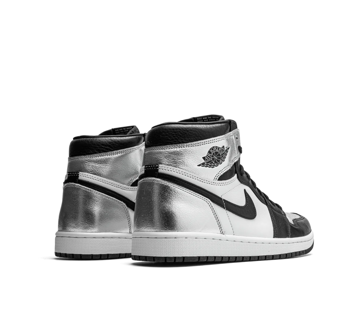 Tênis Nike Air Jordan 1 High 'Silver Toe' Prata
