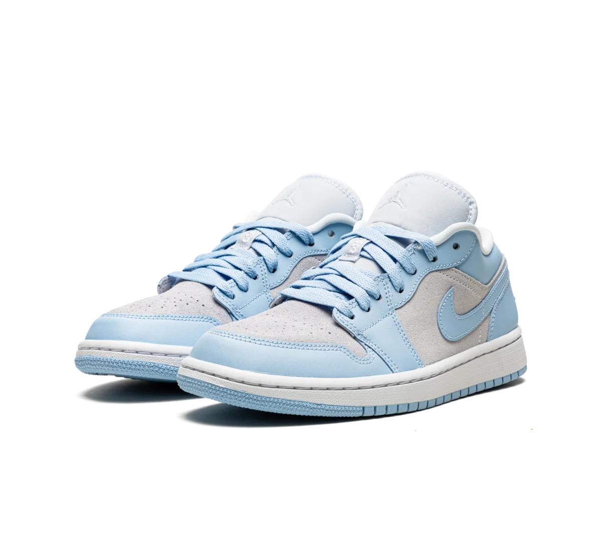 Tênis Nike Air Jordan 1 Low 'Football Grey' Azul