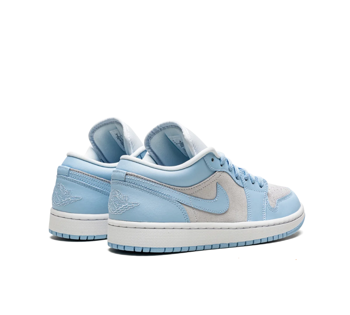 Tênis Nike Air Jordan 1 Low 'Football Grey' Azul