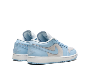 Tênis Nike Air Jordan 1 Low 'Football Grey' Azul – foto 4
