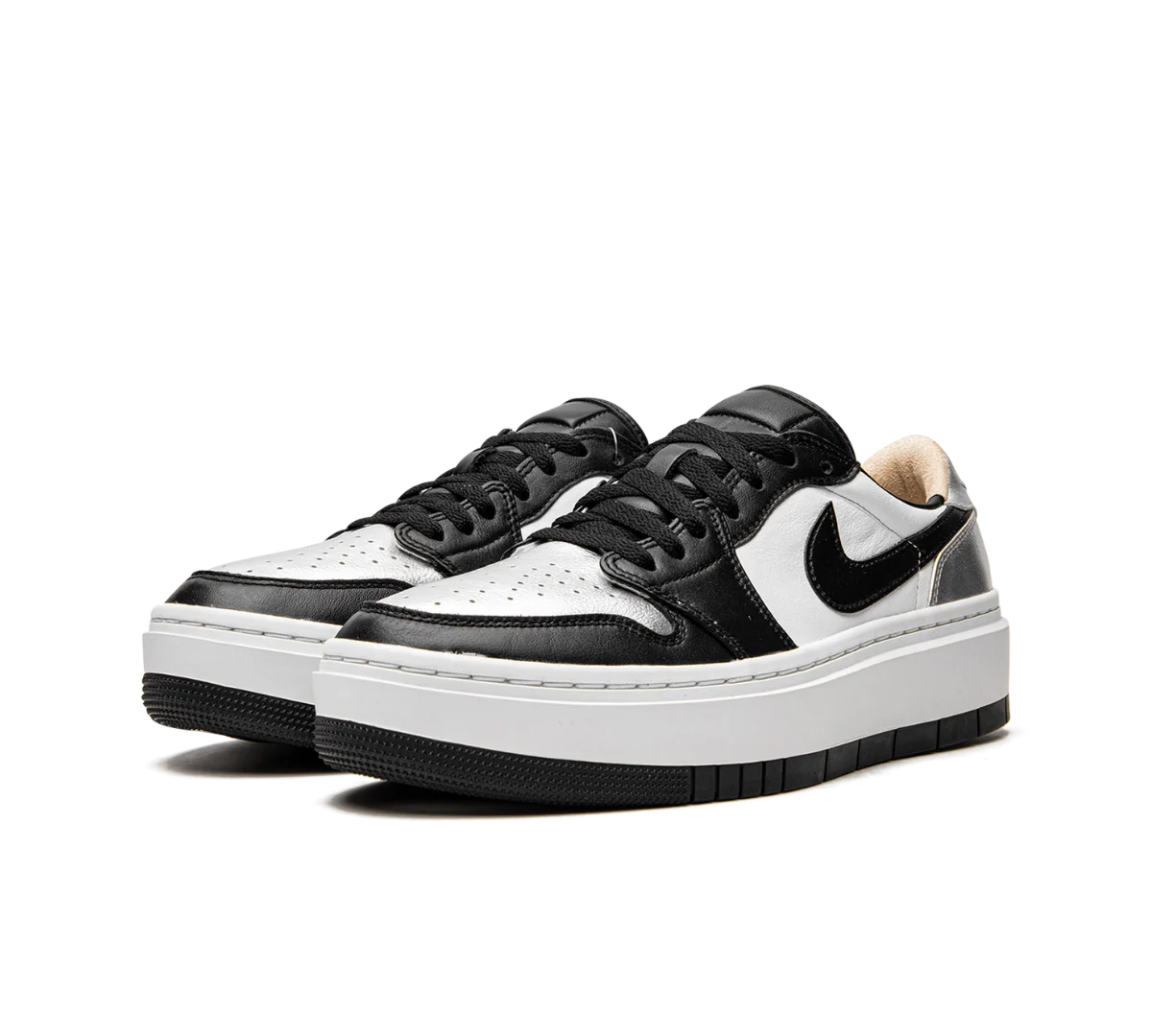 Tênis Nike Air Jordan 1 Low Elevate 'Silver Toe' Prata