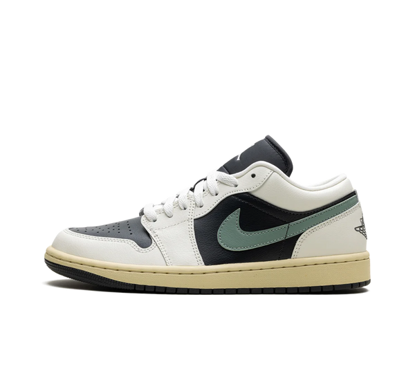 Tênis Nike Air Jordan 1 Low 'Jade Smoke' Branco / Verde