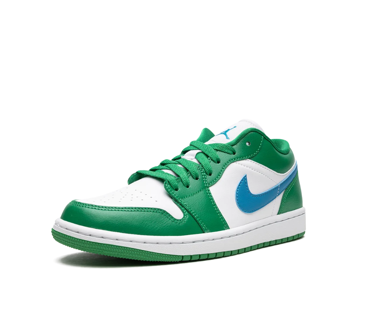 Tênis Nike Air Jordan 1 Low 'Lucky Green Aquatone' Verde