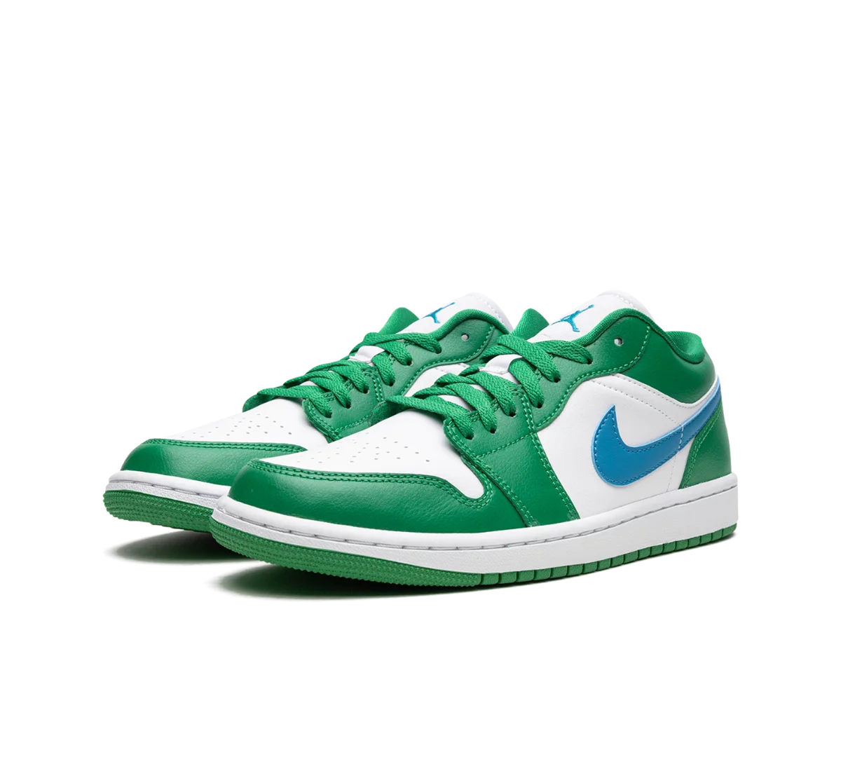 Tênis Nike Air Jordan 1 Low 'Lucky Green Aquatone' Verde