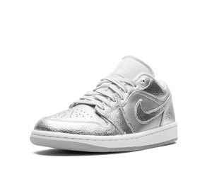 Tênis Nike Air Jordan 1 Low 'Metallic Silver' Prata – foto 2