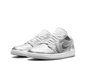 Tênis Nike Air Jordan 1 Low 'Metallic Silver' Prata – foto 3