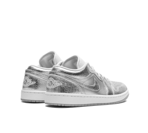 Tênis Nike Air Jordan 1 Low 'Metallic Silver' Prata – foto 4
