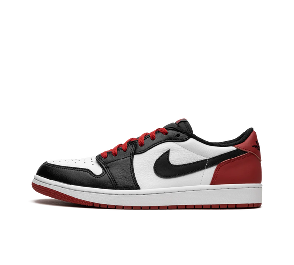 Tênis Nike Air Jordan 1 Low 'Black Toe' Vermelho