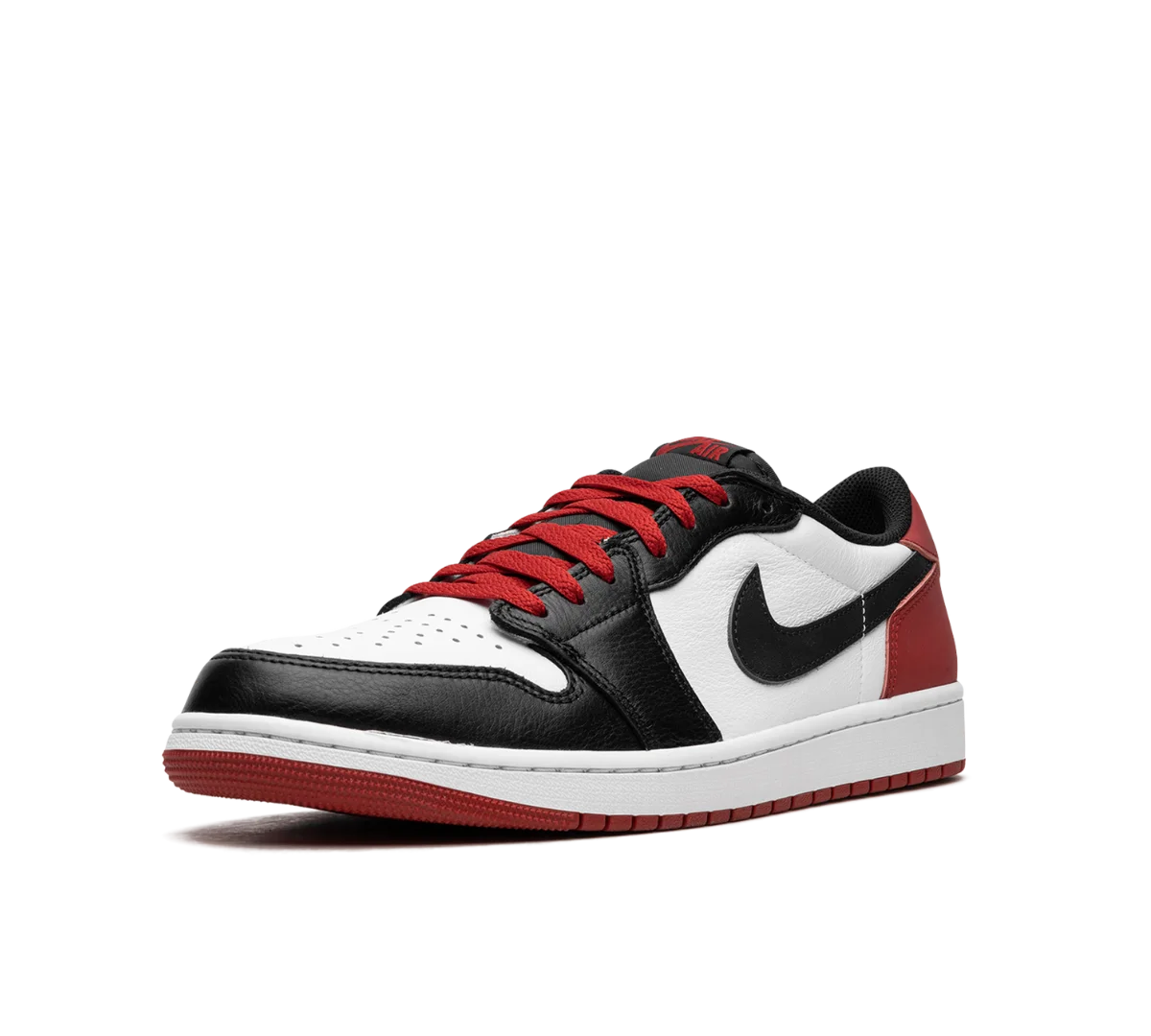 Tênis Nike Air Jordan 1 Low 'Black Toe' Vermelho