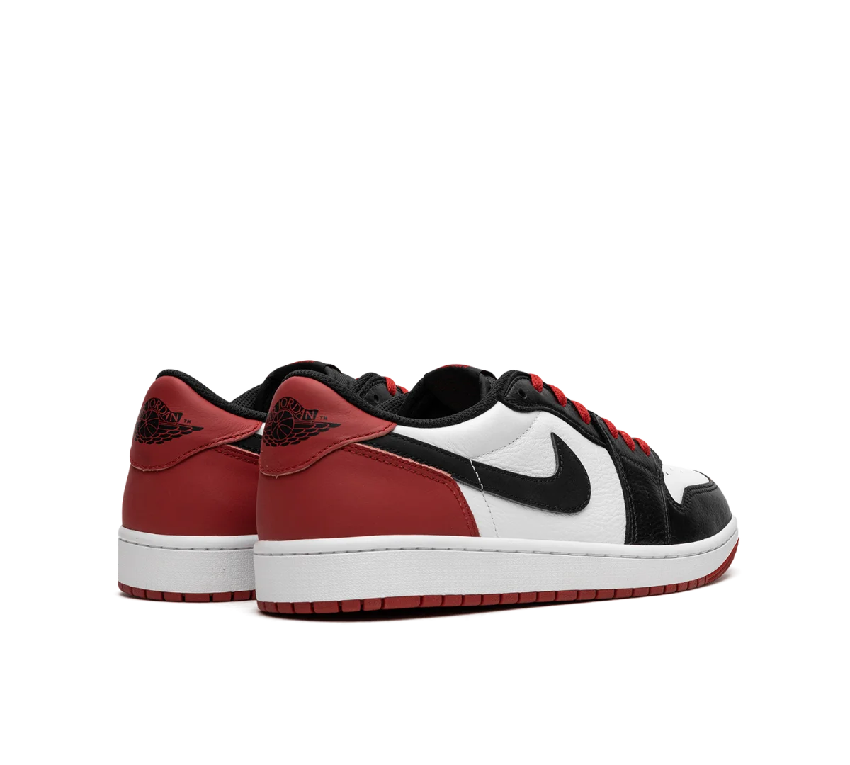 Tênis Nike Air Jordan 1 Low 'Black Toe' Vermelho