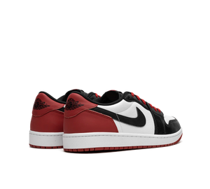 Tênis Nike Air Jordan 1 Low 'Black Toe' Vermelho – foto 4