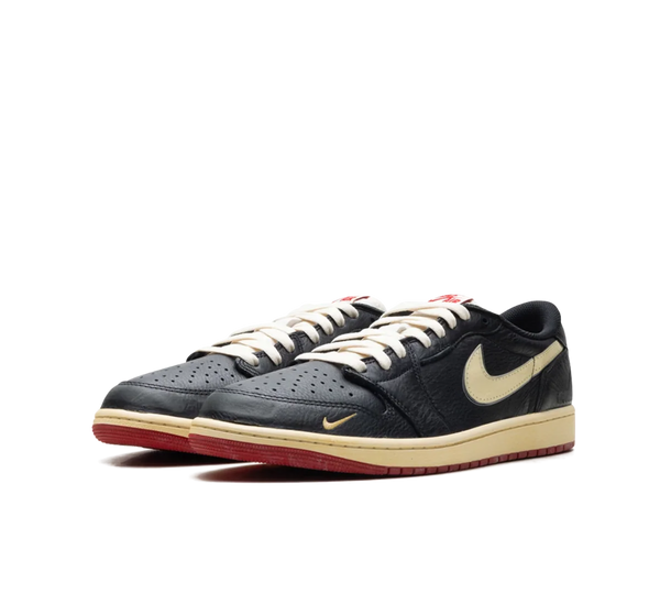 Tênis Nike Air Jordan 1 Low OG Nigel Sylvester 'Black and Varsity Red'