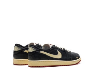Tênis Nike Air Jordan 1 Low OG Nigel Sylvester 'Black and Varsity Red' Preto – foto 4