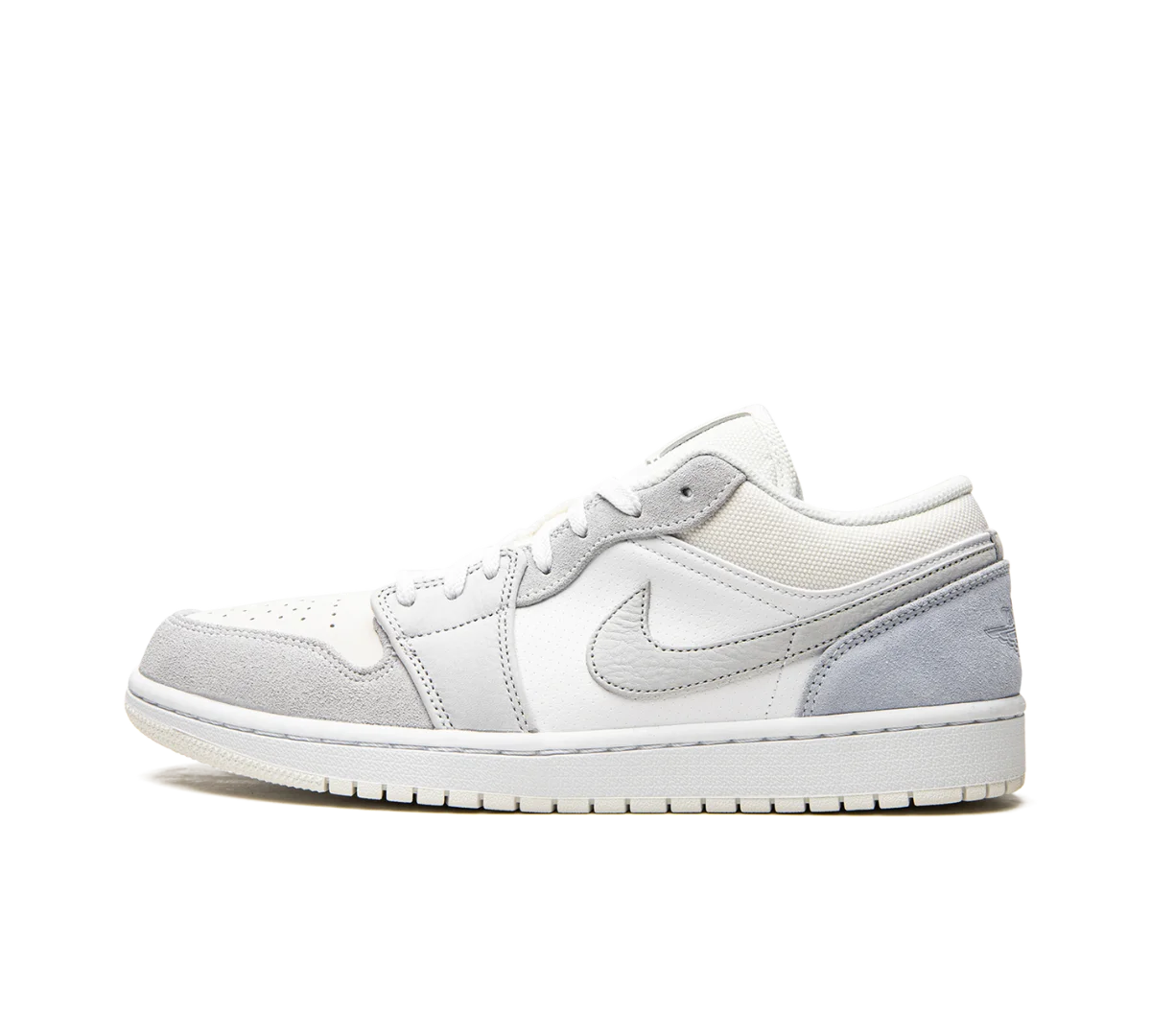 Tênis Nike Air Jordan 1 Low 'Paris' Cinza / Branco