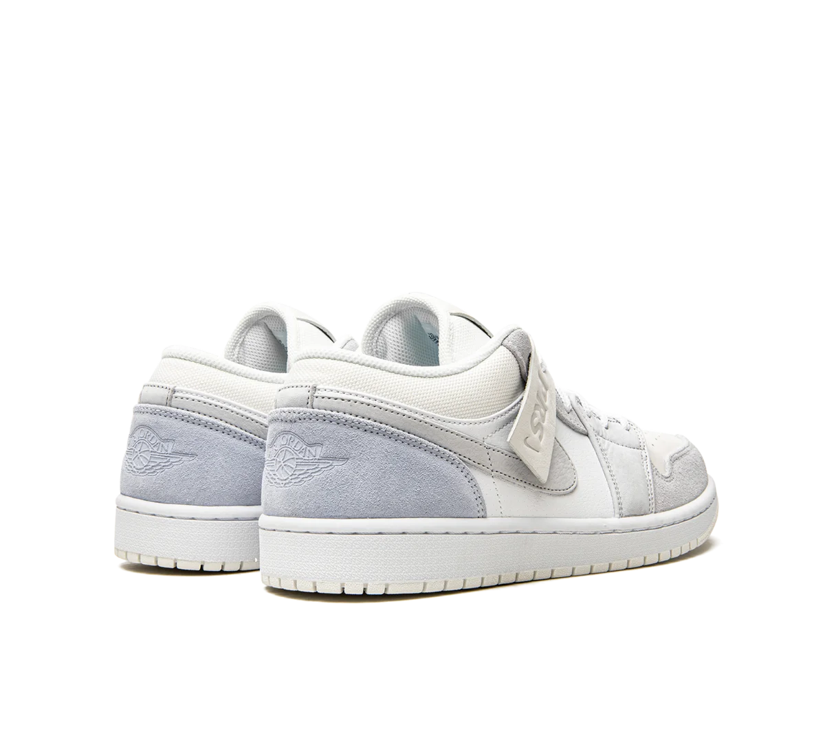 Tênis Nike Air Jordan 1 Low 'Paris' Cinza / Branco