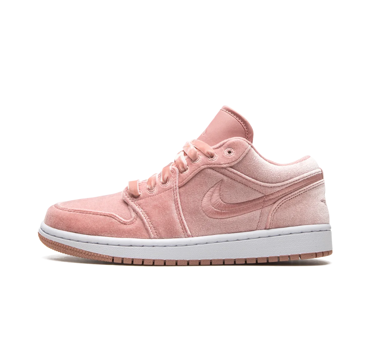 Tênis Nike Air Jordan 1 Low 'Pink Velvet' Rosa