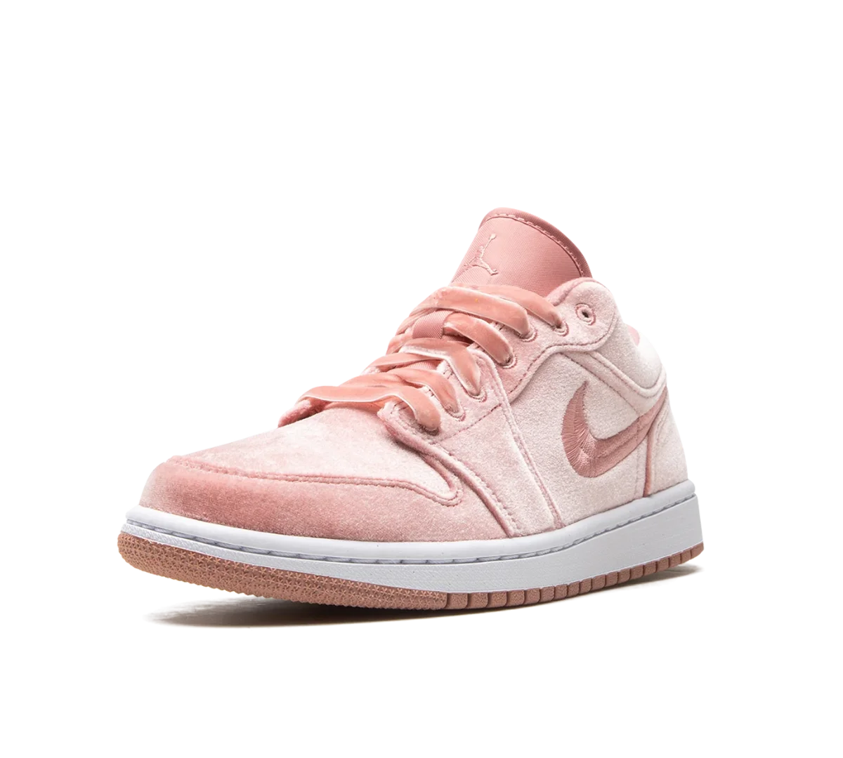 Tênis Nike Air Jordan 1 Low 'Pink Velvet' Rosa