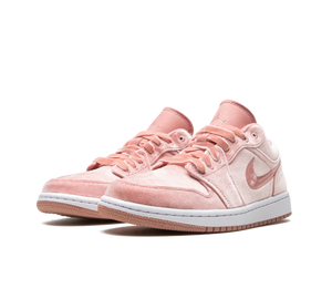 Tênis Nike Air Jordan 1 Low 'Pink Velvet' Rosa – foto 3