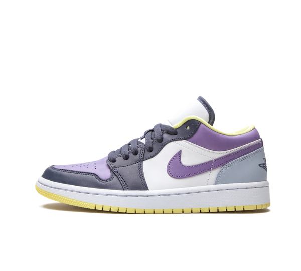 Tênis Nike Air Jordan 1 Low 'Purple Magenta' Colorido