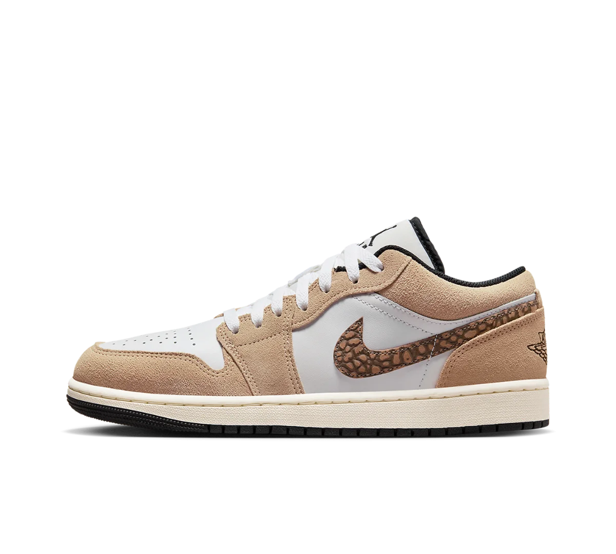 Tênis Nike Air Jordan 1 Low 'Brown Elephant' Marrom