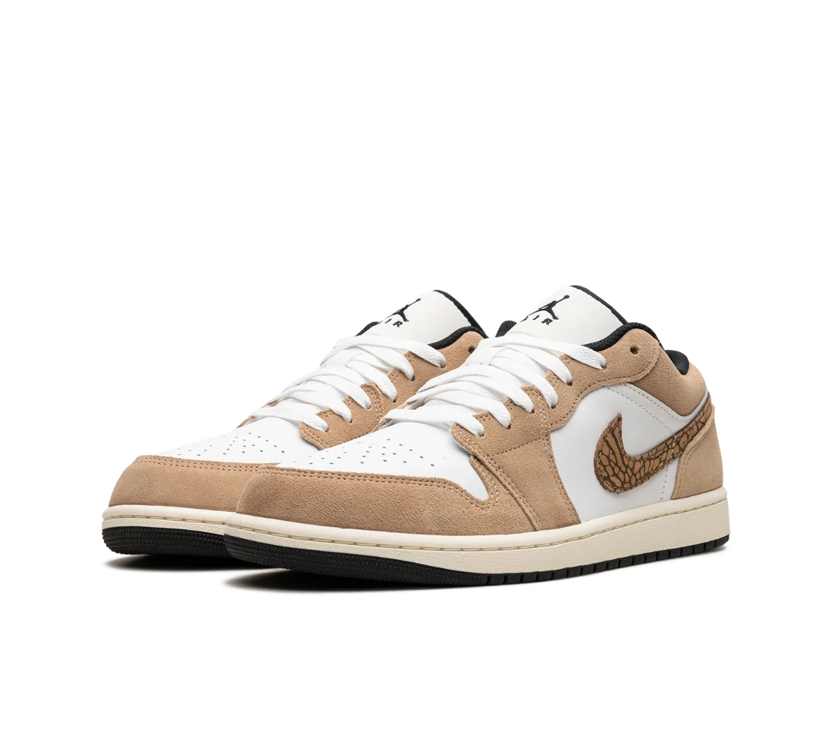 Tênis Nike Air Jordan 1 Low 'Brown Elephant' Marrom