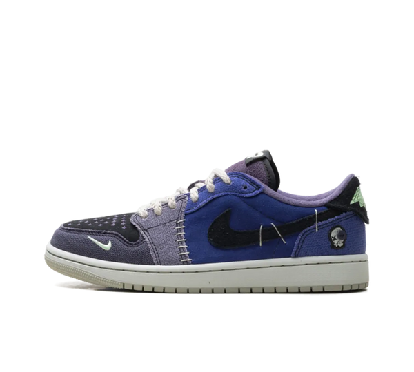 Tênis Nike Air Jordan 1 Low OG x Zion Williamson 'Voodoo Alternate' Azul / Preto