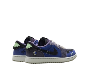 Tênis Nike Air Jordan 1 Low OG x Zion Williamson 'Voodoo Alternate' Azul / Preto – foto 4