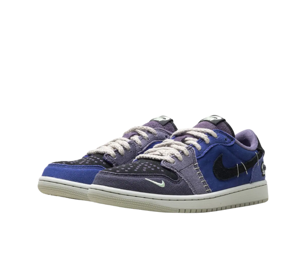 Tênis Nike Air Jordan 1 Low OG x Zion Williamson 'Voodoo Alternate' Azul / Preto