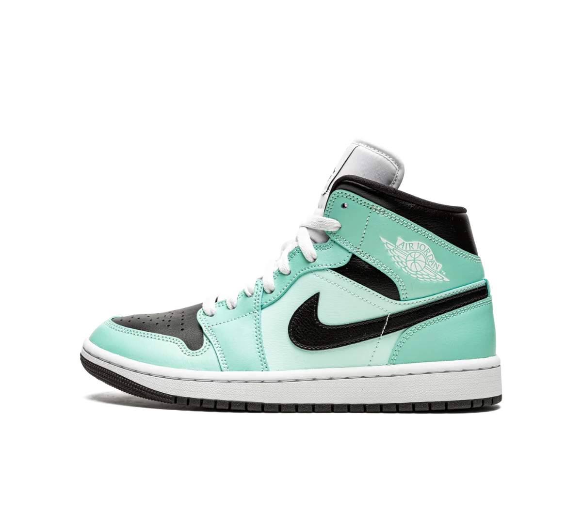 Tênis Nike Air Jordan 1 Mid 'Aqua Blue Tint' Azul