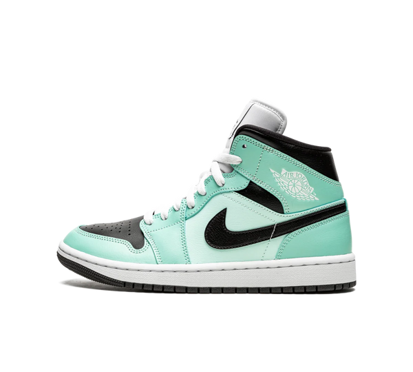 Tênis Nike Air Jordan 1 Mid 'Aqua Blue Tint' Azul
