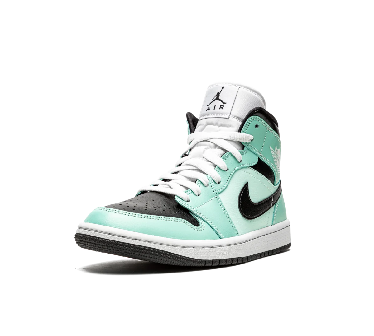 Tênis Nike Air Jordan 1 Mid 'Aqua Blue Tint' Azul