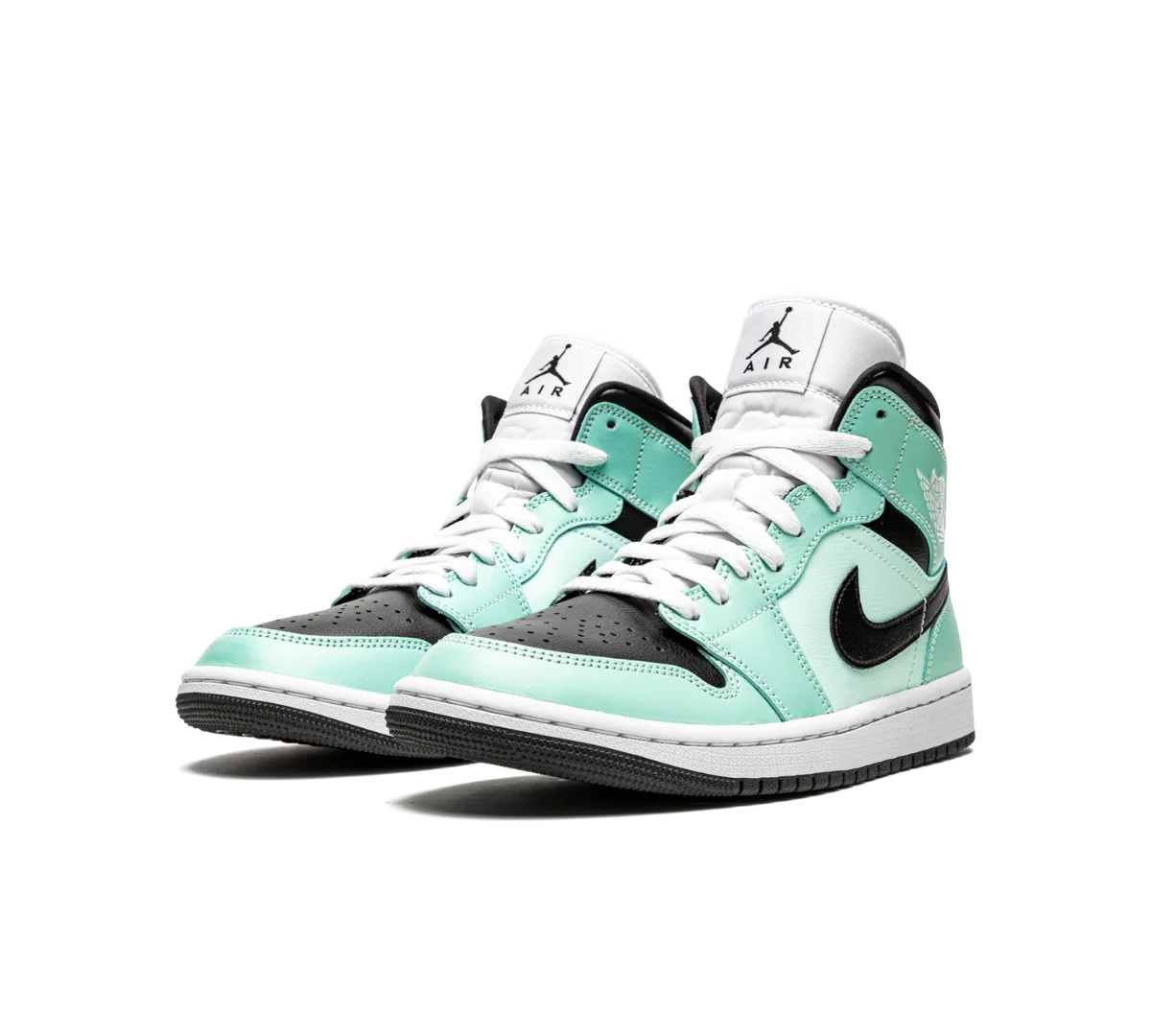 Tênis Nike Air Jordan 1 Mid 'Aqua Blue Tint' Azul