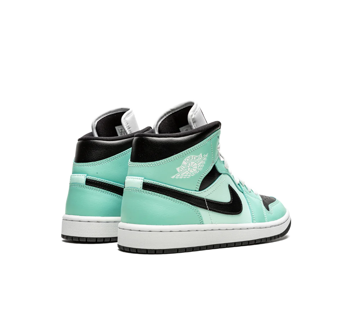 Tênis Nike Air Jordan 1 Mid 'Aqua Blue Tint' Azul