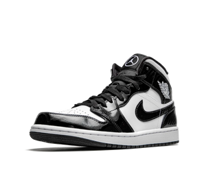 Tênis Nike Air Jordan 1 Mid 'Carbon Fiber' Preto / Branco – foto 2