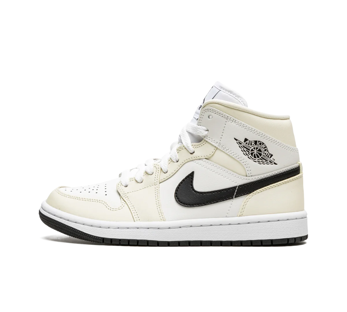 Tênis Nike Air Jordan 1 Mid 'Coconut Milk' Bege