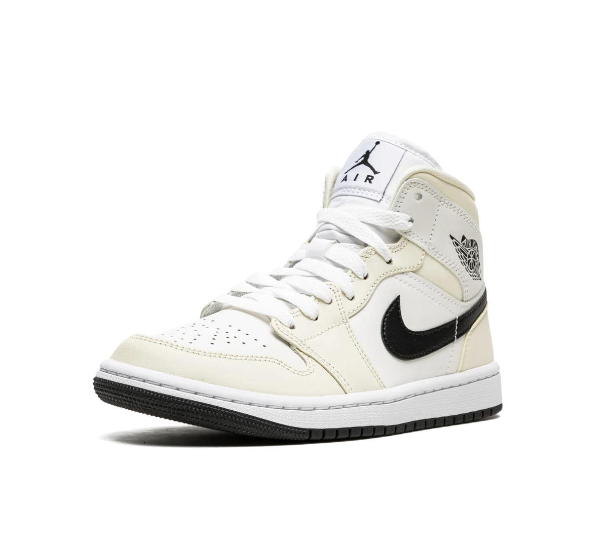 Tênis Nike Air Jordan 1 Mid 'Coconut Milk' Bege