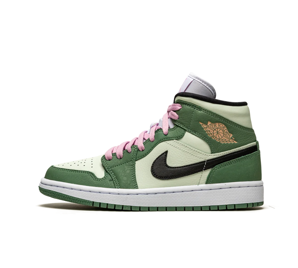 Tênis Nike Air Jordan 1 Mid 'Dutch Green' Verde