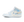 Tênis Nike Air Jordan Mid 'Glitter Swoosh' Branco / Azul