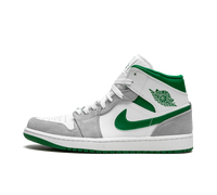 Tênis Nike Air Jordan 1 Mid Grey 'Pine Green' Verde