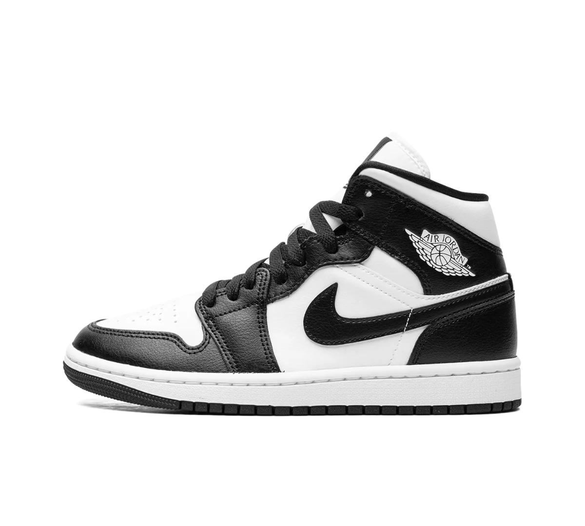Tênis Nike Air Jordan 1 Mid 'Panda' Preto / Branco