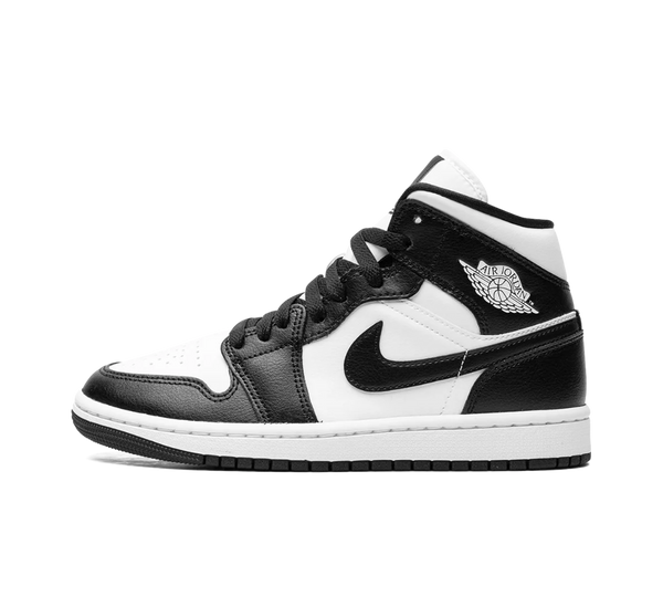 Tênis Nike Air Jordan 1 Mid 'Panda' Preto / Branco