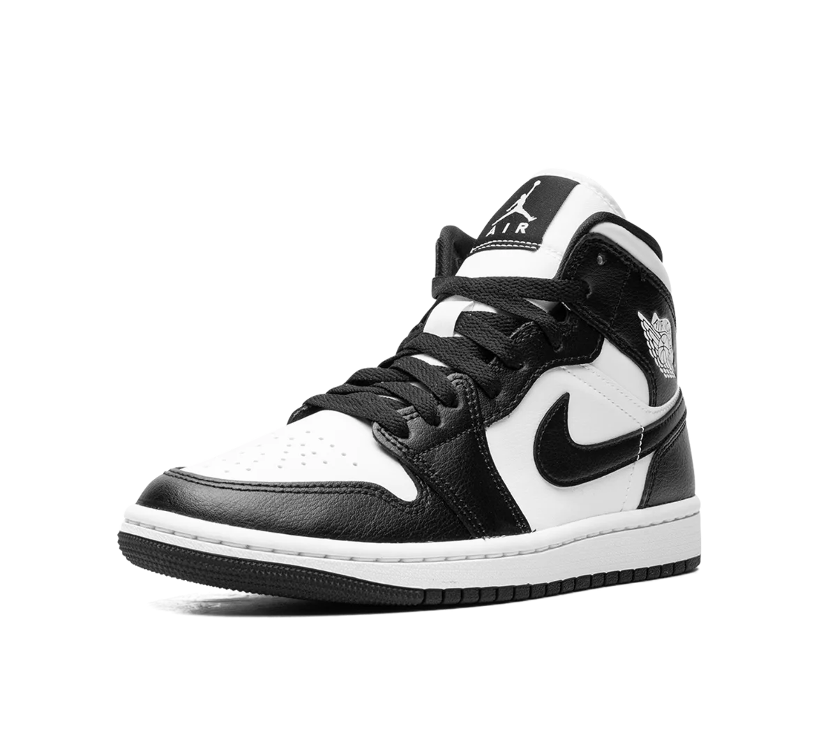 Tênis Nike Air Jordan 1 Mid 'Panda' Preto / Branco