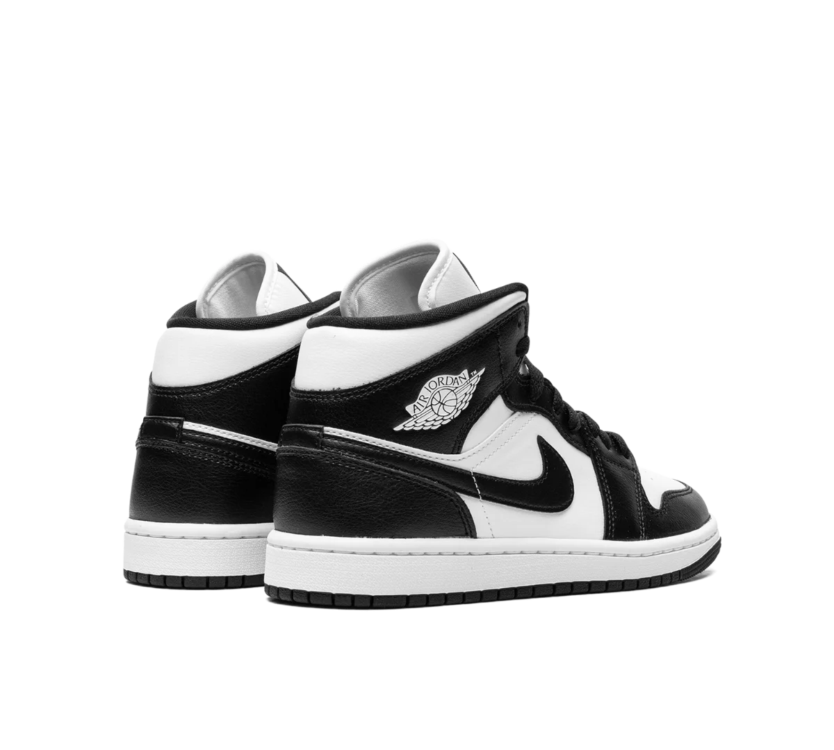 Tênis Nike Air Jordan 1 Mid 'Panda' Preto / Branco