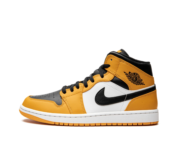 Tênis Nike Air Jordan 1 Mid 'Taxi' Amarelo