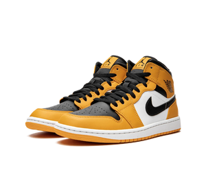 Tênis Nike Air Jordan 1 Mid 'Taxi' Amarelo – foto 3