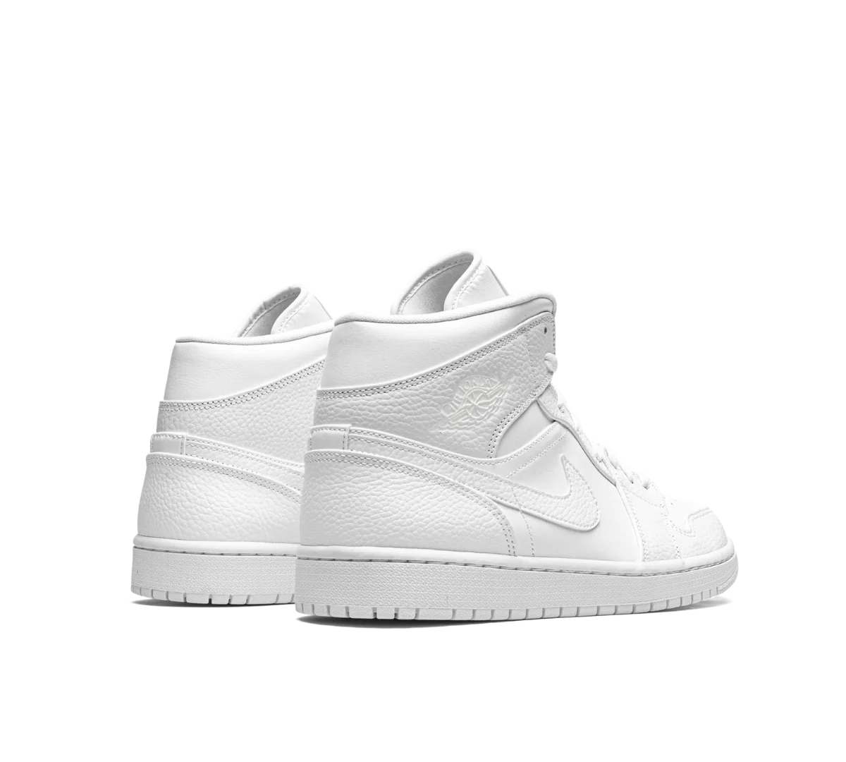 Tênis Nike Air Jordan 1 Mid 'Triple White' Branco