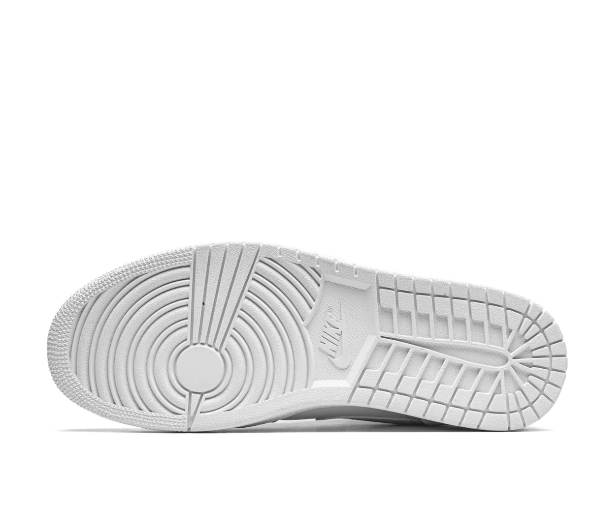 Tênis Nike Air Jordan 1 Mid 'Triple White' Branco